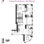 Artists' Alley Condos - Celadon - Floorplan