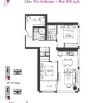 Artists' Alley Condos - Lilac - Floorplan
