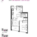 Artists' Alley Condos - Olive - Floorplan