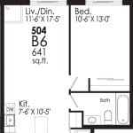 B-Line Condos - Suite B6 - Floor Plan