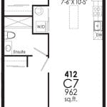 B-Line Condos - Suite C7 - Floor Plan