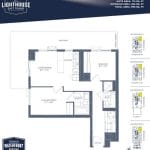 Lighthouse East Tower Condos - Venice Beach - Floor Plan