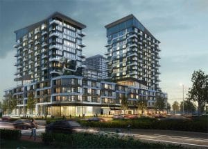 Oak and Co - Street Level View - Exterior Render