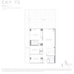 Eau Du Soleil - Sky 75 - Floorplan