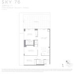 Eau Du Soleil - Sky 76 - Floorplan