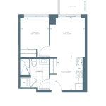 543 Richmond Condos - 1-A1(BF) - Floorplan