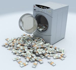 washing machine with cash