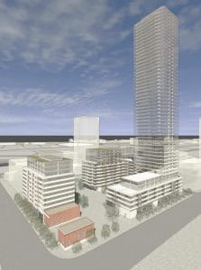 309 Cherry Street Condos - Bird's Eye View - Exterior Render