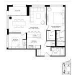 Upper East Village Condos - Franklin - Floorplan