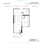 BRIGHTWATER - SUITE 511 - Floorplan