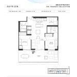 BRIGHTWATER - SUITE 218 - Floorplan