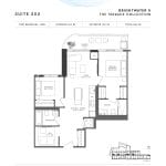 BRIGHTWATER - SUITE 302 - Floorplan